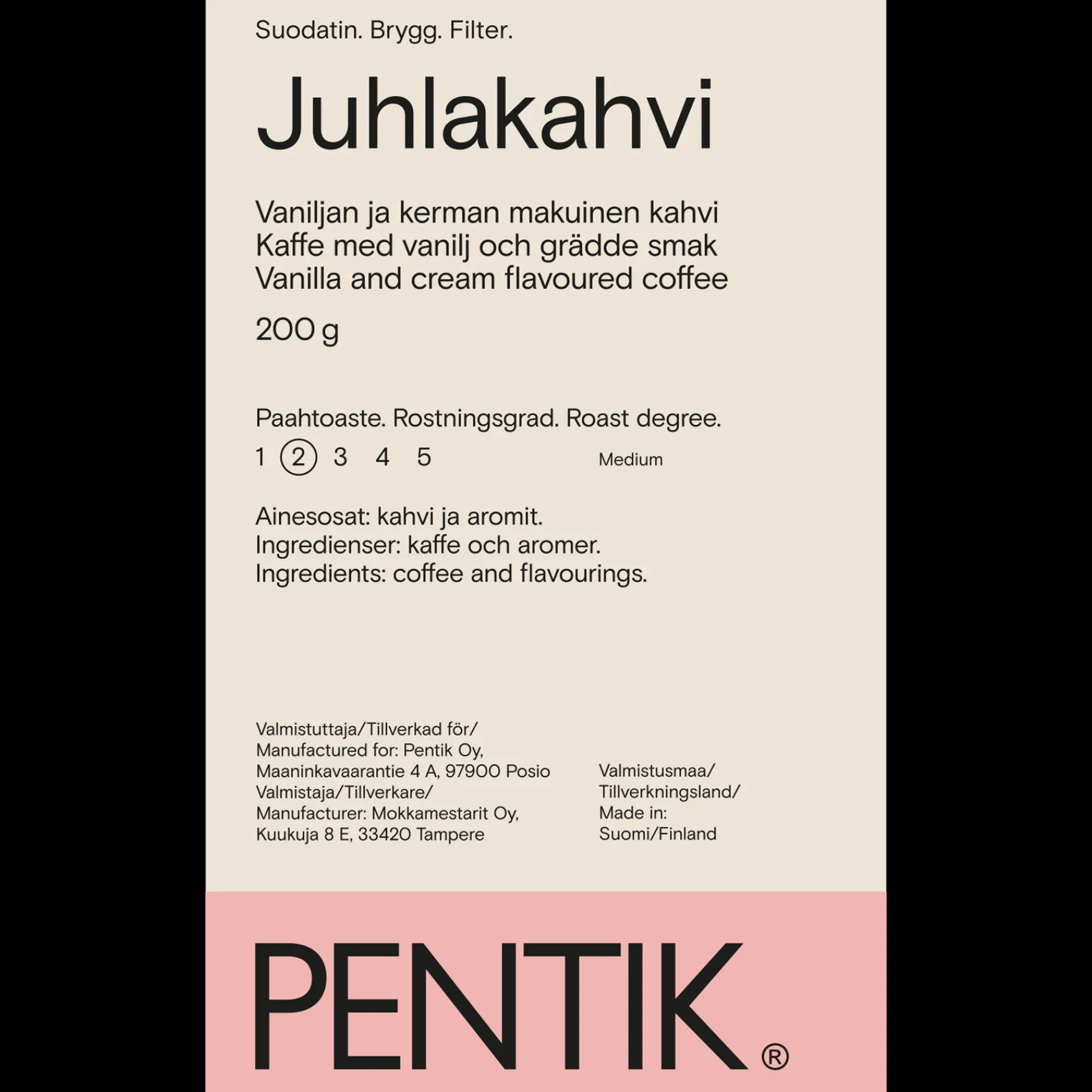 Pentik Herkut^Juhlakahvi Määrittelemätönväri