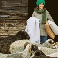 Pentik Tyynynpäälliset Ja Tyynyt^Koto Villatyynynpäällinen Valkoinen