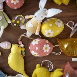 Pentik Koristeet Ja Kranssit^Kukkamuna Huopakoriste Keltainen
