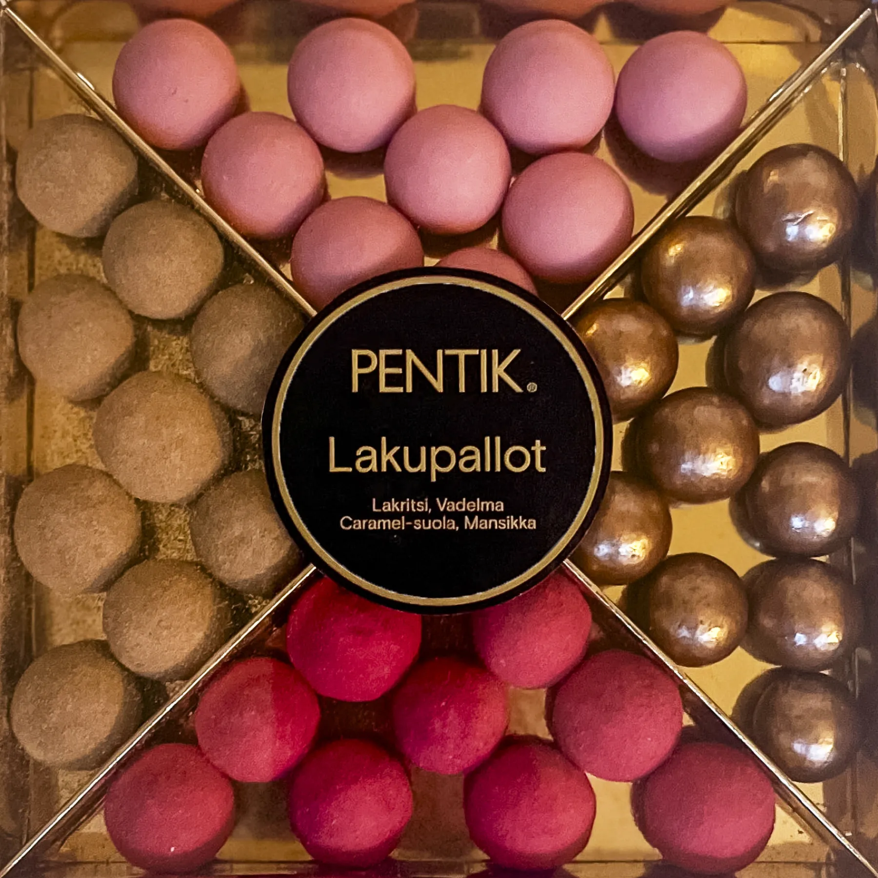 Pentik Herkut^Lakupallot (laku, vadelma, suolacaramel, mansikka) Määrittelemätönväri