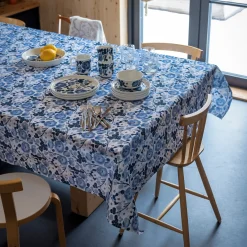 Pentik Tarjoiluastiat Ja Vuoat^Lapin Kukka Tarjotin Sininen