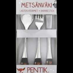 Pentik Lasten Kattaus | Lasten Kattaus^Metsänväki Aterimet Teräs