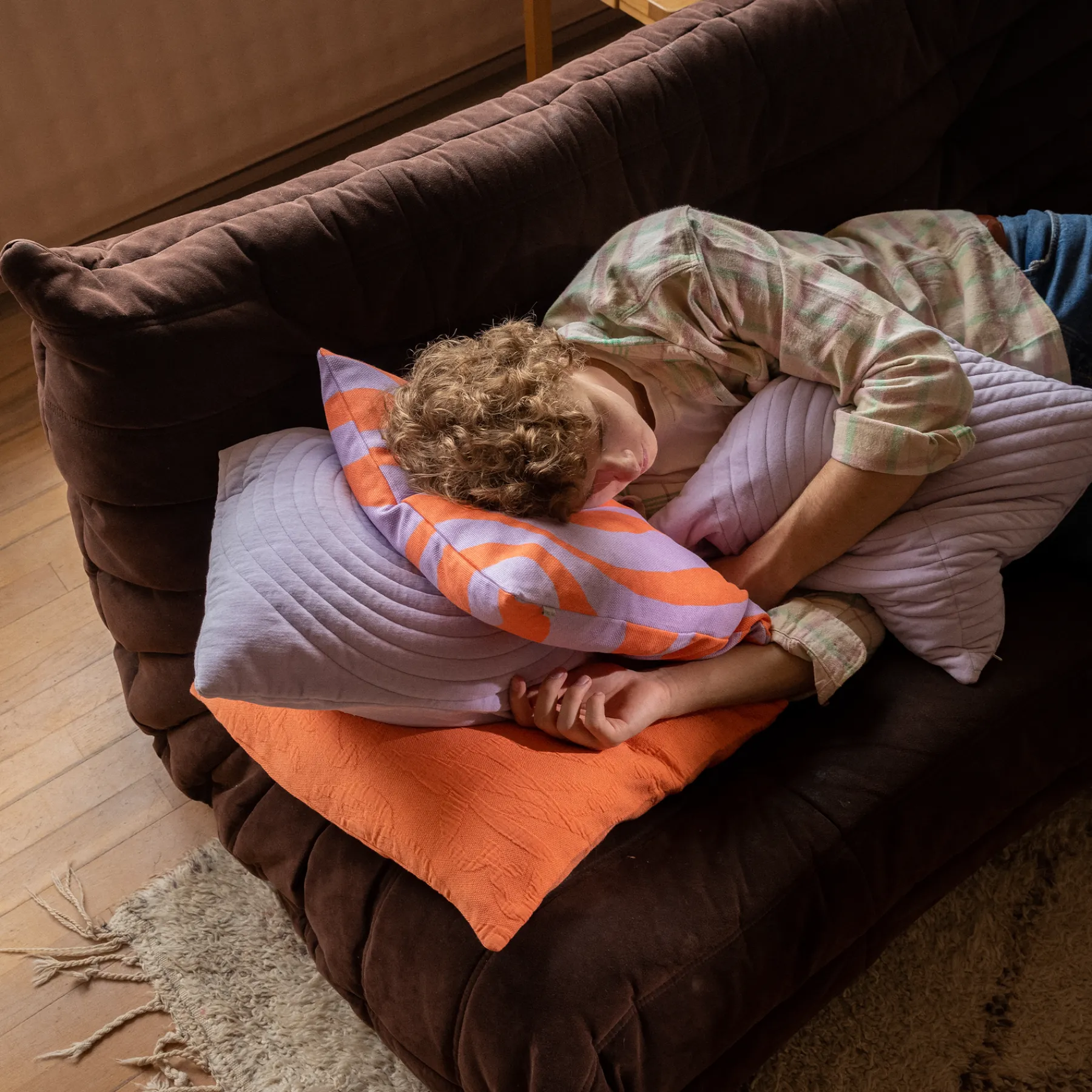 Pentik Tyynynpäälliset Ja Tyynyt^Minttu Tyynynpäällinen jacquardpuuvilla Oranssi