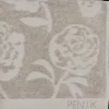 Pentik Kylpyhuonetekstiilit^Pioni Käsipyyhe Harmaa