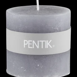 Pentik Kynttilät Ja Kynttilätarvikkeet^Pöytäkynttilä Harmaa