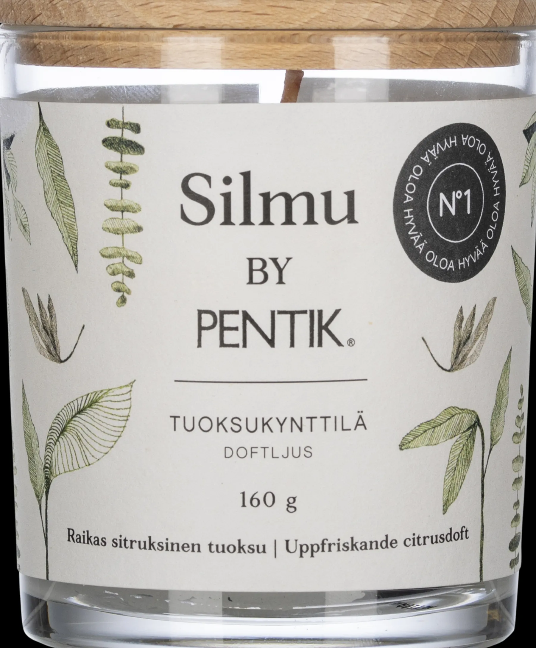 Pentik Kynttilät Ja Kynttilätarvikkeet^Tuoksukynttilä Silmu Luonnonvalkoinen