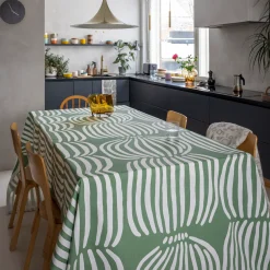 Pentik Kankaat^Vilja Akryylipinnoitettu Puuvillakangas Vaaleanvihreä