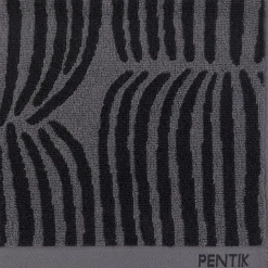 Pentik Kylpyhuonetekstiilit^Vilja Käsipyyhe Musta
